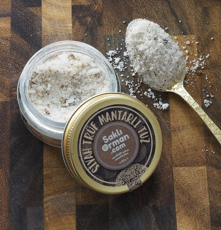 Siyah Trüf Mantarlı Tuz 