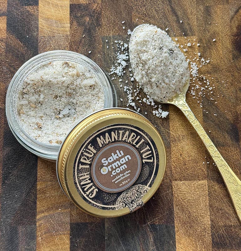Siyah Trüf Mantarlı Tuz 